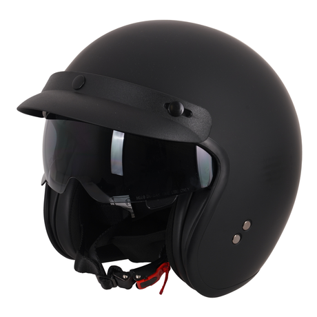 MIDA MV-7 Open Face Motorcycle Helmet with Peak