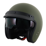 MIDA MV-7 Open Face Motorcycle Helmet with Peak