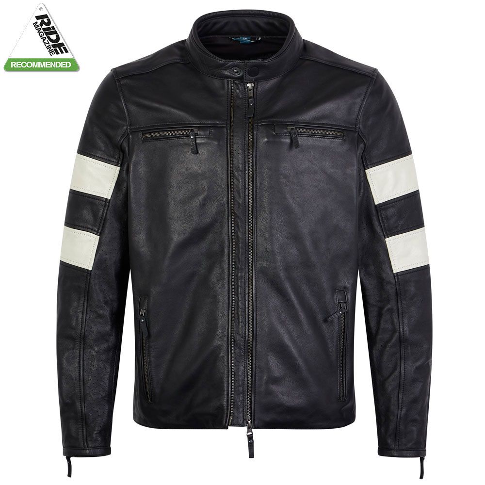 Spada Hanzo Black & Ivory Leather Jacket