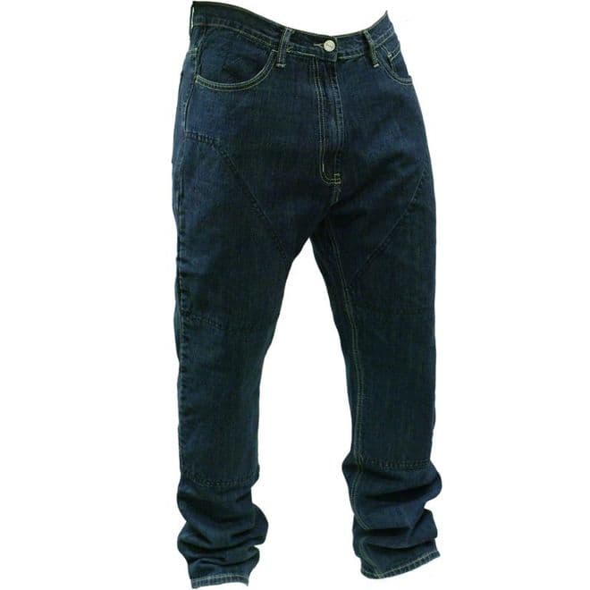 Hornee SA-M8 Motorcycle Jeans Regular fit- Short Leg High Blue Jeans ...
