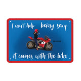 Oxford Metal Workshop Shed Garage Sign - The Perfect Gift for a Biker