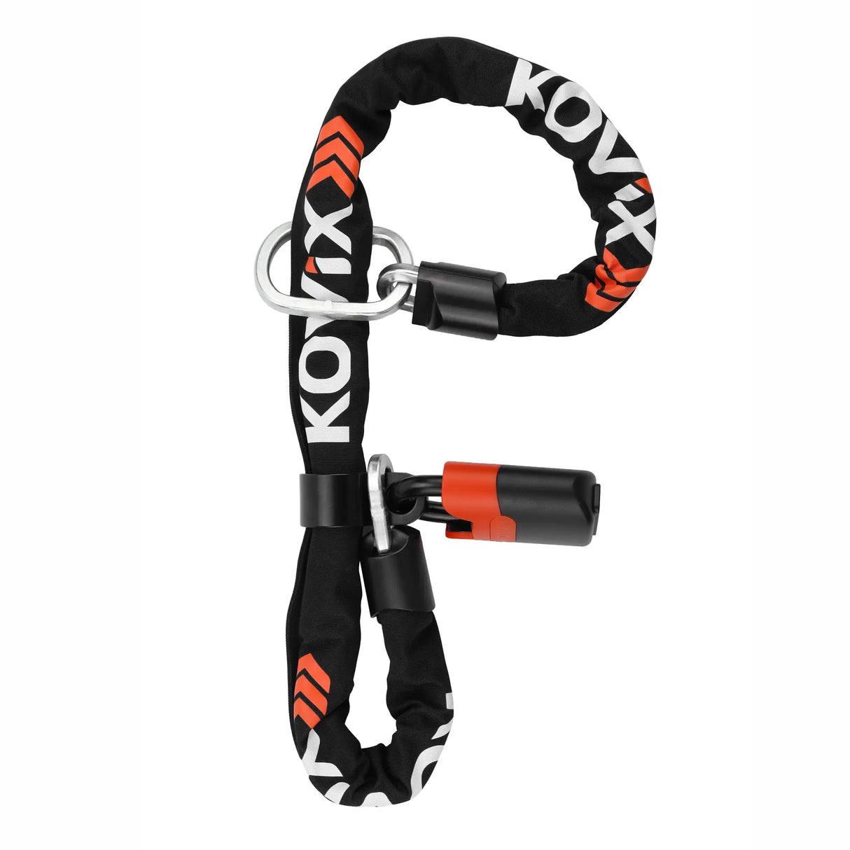 Kovix KCHC Motorcycle Chain & Alarm Padlock - 1.2M x 10mm