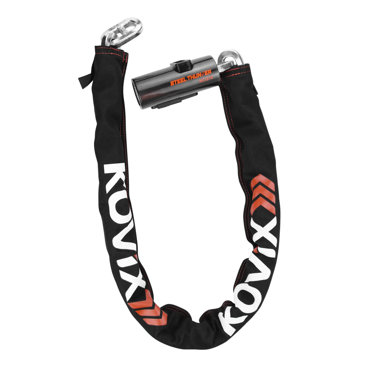 Kovix STEEL THUNDER KCQ10 Alarm Lock & Chain - 10mm x 1.2M