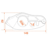 Kovix KDSC Alarm Grip Lock with Reminder Cable