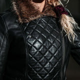 Spada Lancer Ladies Black Leather Jacket