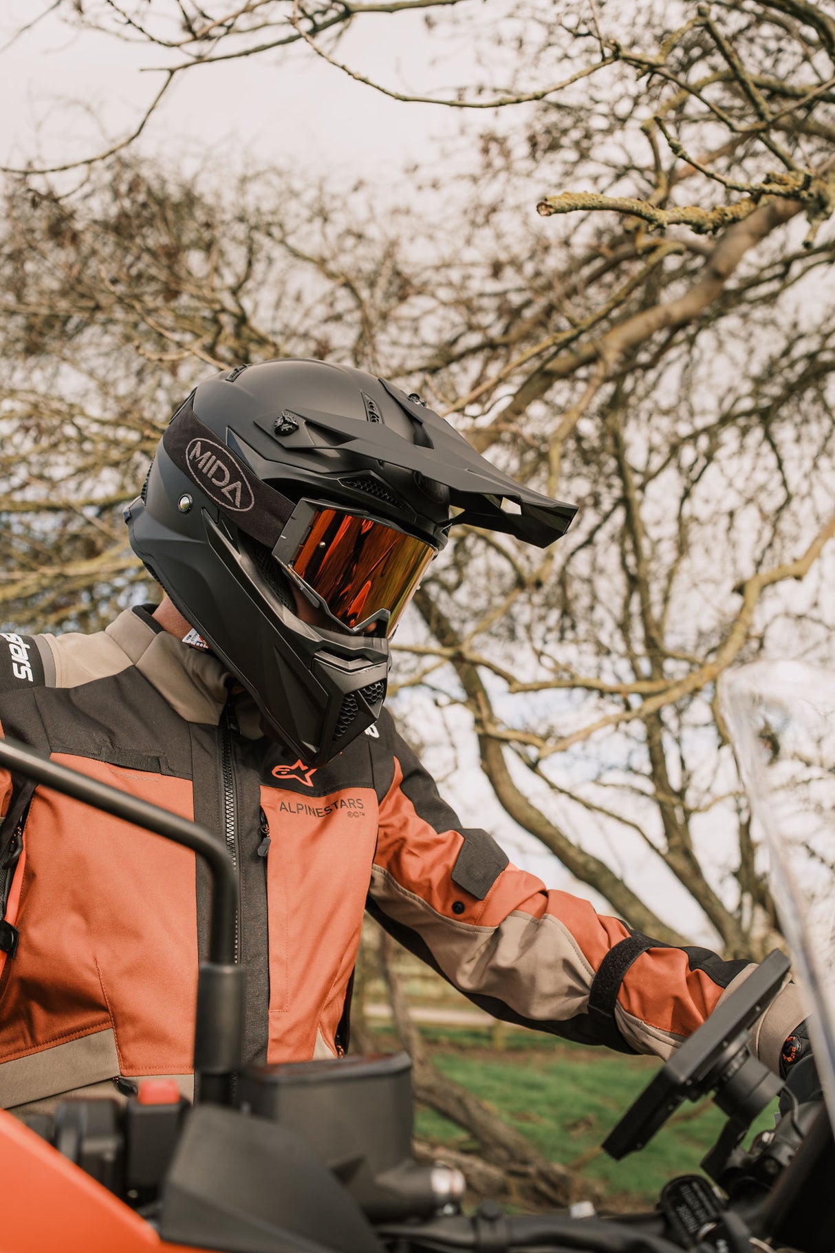 MIDA MV-8 Full Face MX Motocross Off Road Helmet