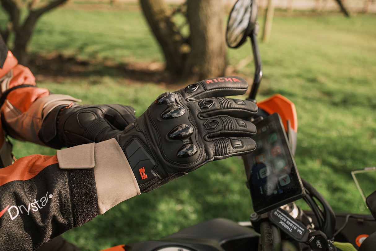 Richa Rock Short Leather Sports Gloves