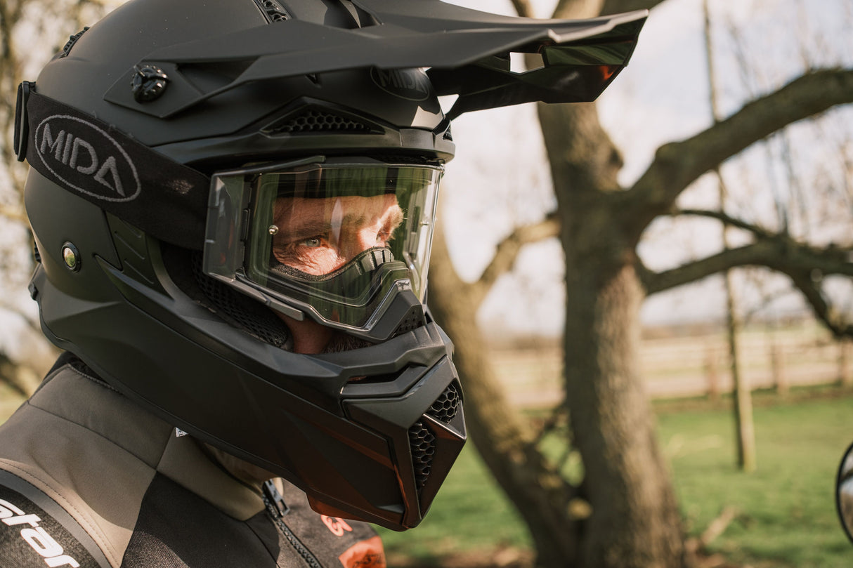 MIDA MXG1 Motocross MX Enduro Helmet Universal Goggles