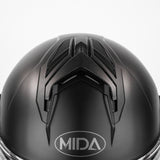 MIDA MV-180 Reversible Flip Back DVS Helmet + Pinlock
