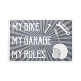 Oxford Metal Workshop Shed Garage Sign - The Perfect Gift for a Biker