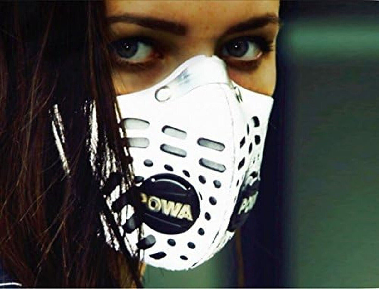 Respro Nitesight Anti Pollution Mask Reflective Bicycle/Motorbike - Silver