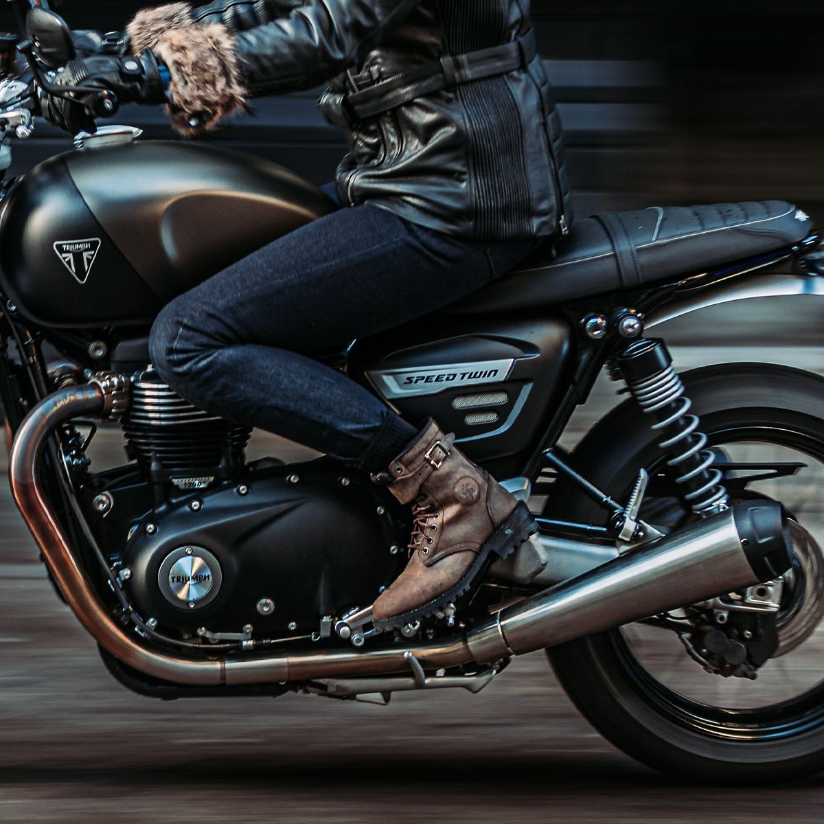 Spada Piston CE Ladies Motorcycle Boots