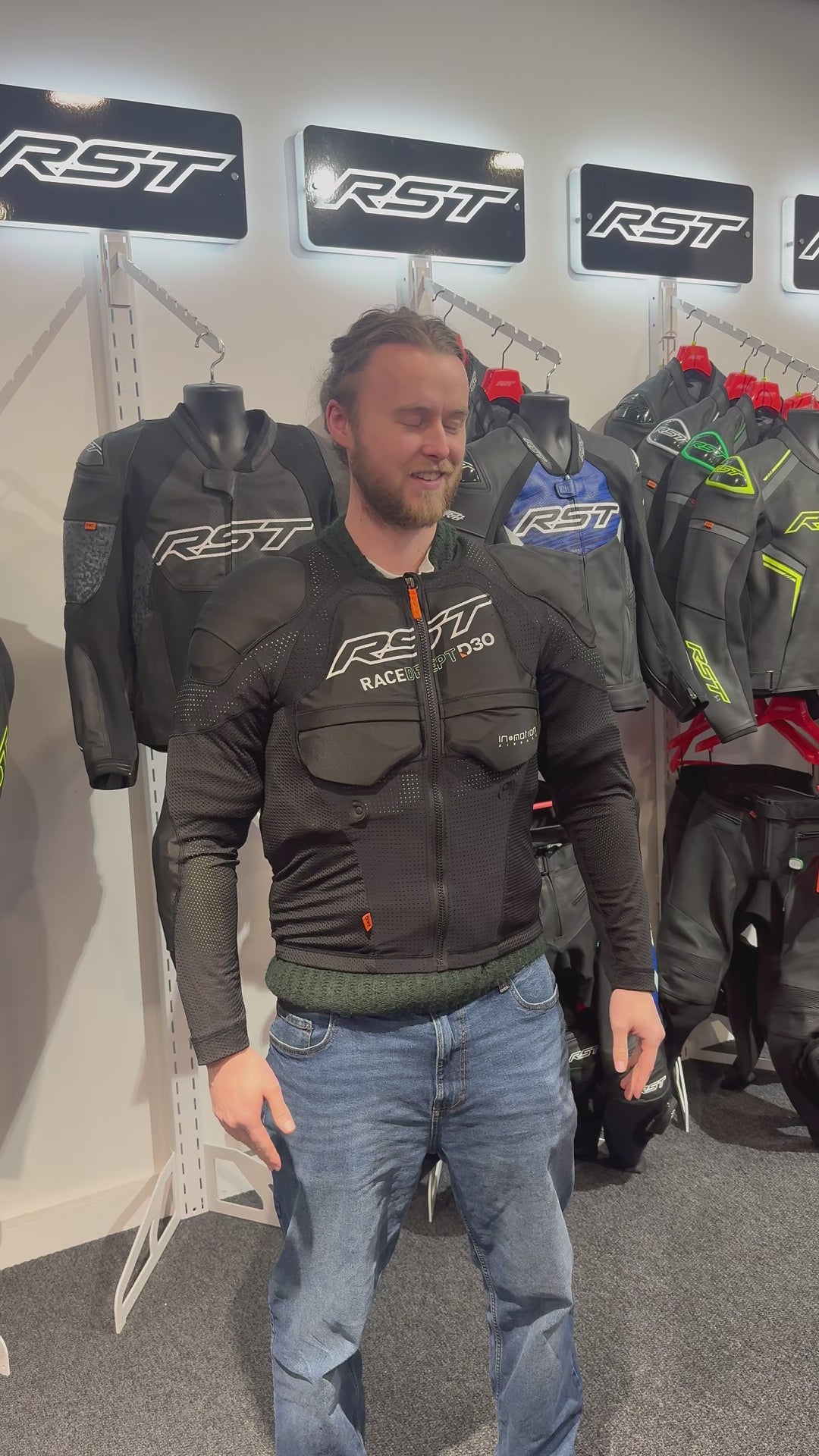 RST D3O Race Dept Performance In&Motion Motorcycle Airbag Shirt