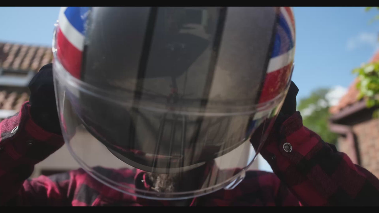 G-Mac Blaze Retro Classic Full Face Helmet