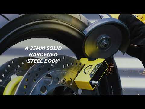 Squire Defiant® Sold Secure Diamond Approved Motorcycle Brake Disc Lock