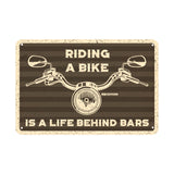 Oxford Metal Workshop Shed Garage Sign - The Perfect Gift for a Biker