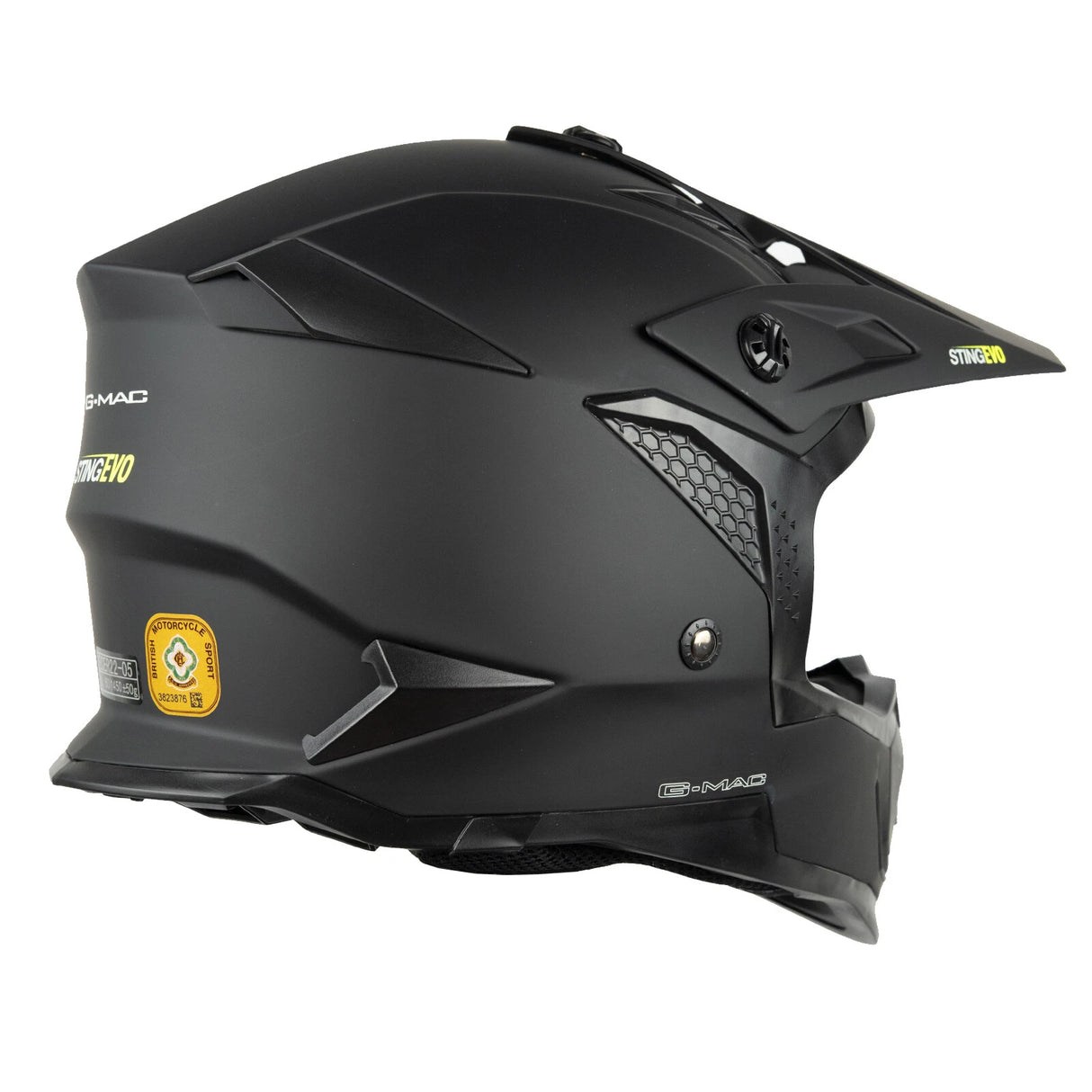 G-Mac Sting Evo ACU Approved Motocross Motorcycle MX Off Road Helmet