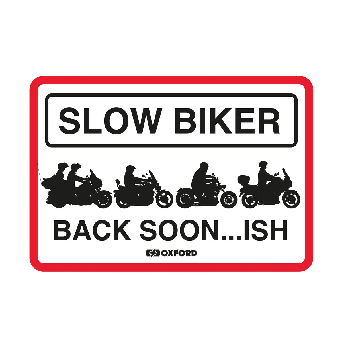 Oxford Metal Workshop Shed Garage Sign - The Perfect Gift for a Biker