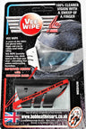 Bob Heath Vee Wipe Motorcycle Helmet Visor Rain Finger Wipe