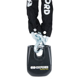 Oxford Security Combo Kit Monster Chain 1.5m and Oxford TaskForce Ground Anchor Sold Secure Gold Bundle