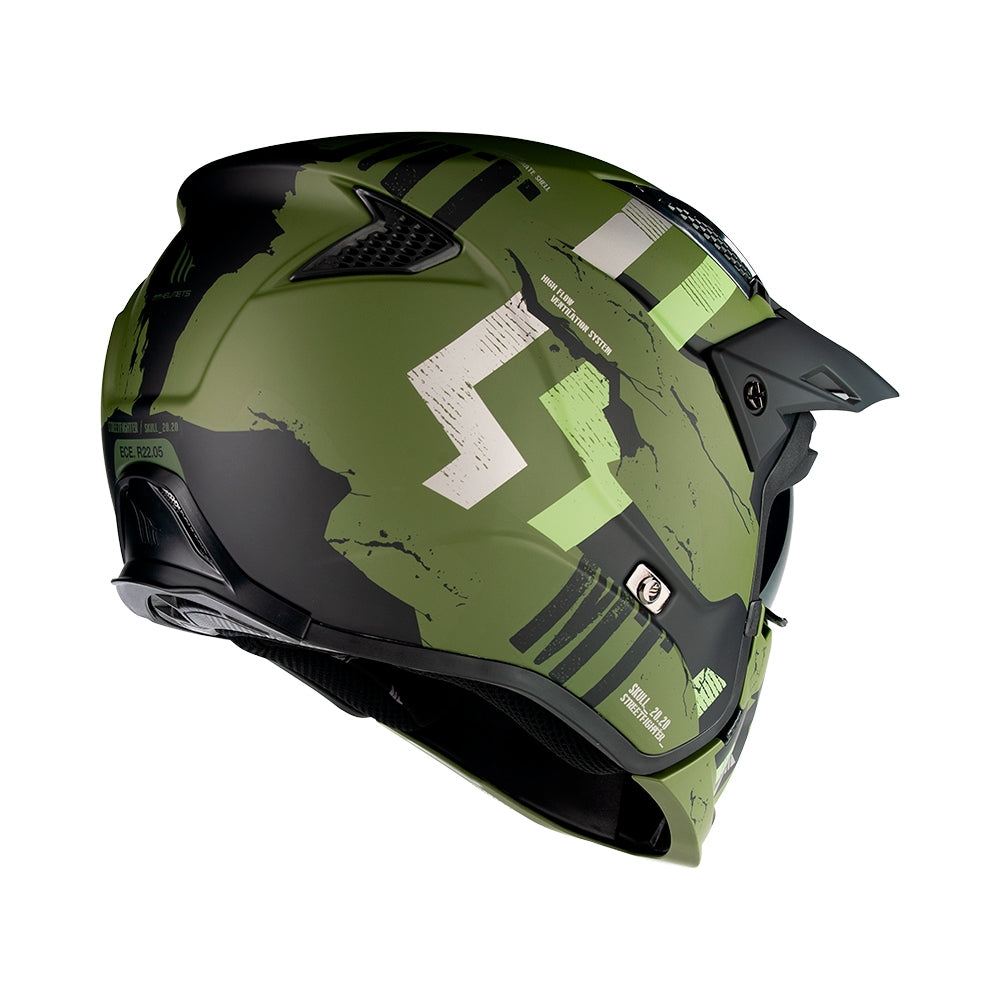 MT Streetfighter SV S Motorcycle Helmet with Removable Face Mask