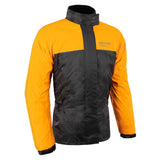 Oxford Rainseal Waterproof Over Jacket Black/Orange