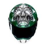 HJC V10 Vintage Retro Fibreglass Full Face Helmet