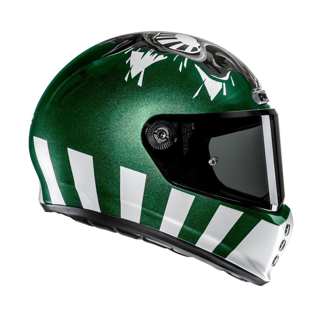 HJC V10 Vintage Retro Fibreglass Full Face Helmet