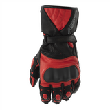 RST GT CE Approved Leather Gloves - Red
