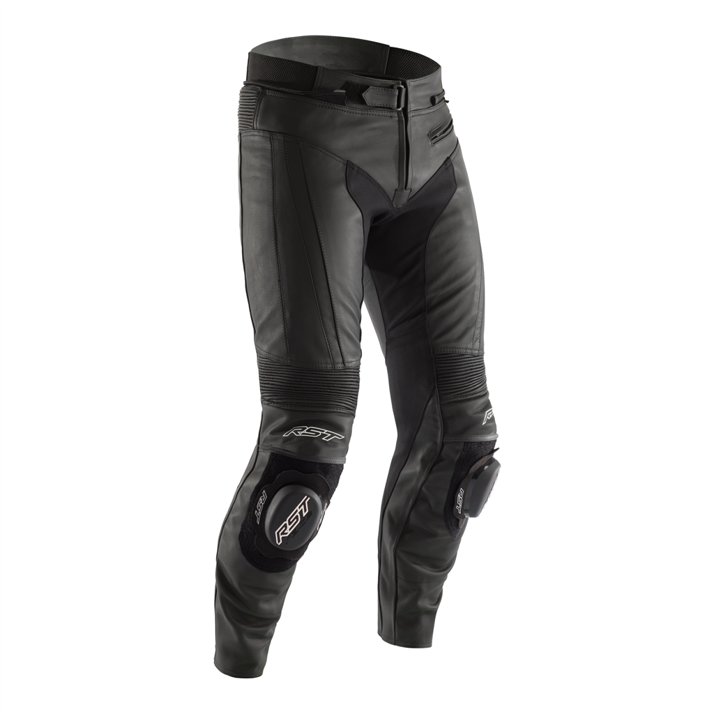 RST 2256 R-Sport Leather / Mesh Trousers Black - Regular Leg