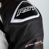 RST TracTech Evo 4 CE Ladies Leather Suit - Black / Black / White