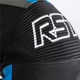 RST TracTech Evo 4 CE Ladies Leather Suit - Black / Grey / Sky Blue