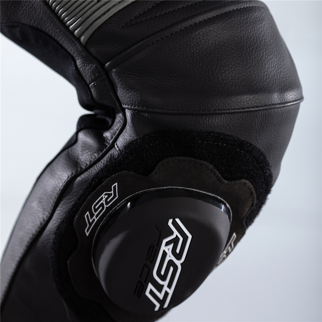 RST TracTech Evo 4 CE Ladies Leather Suit - Black / Grey / Sky Blue