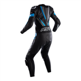 RST TracTech Evo 4 CE Ladies Leather Suit - Black / Grey / Sky Blue