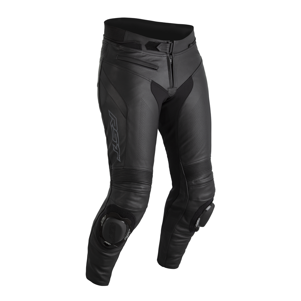RST Sabre CE Leather Trousers Black MSG Bike Gear
