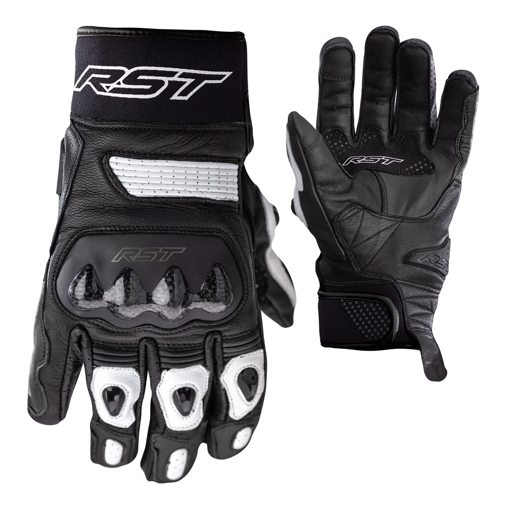 RST Freestyle 2 CE Mens Glove - Black / White / White