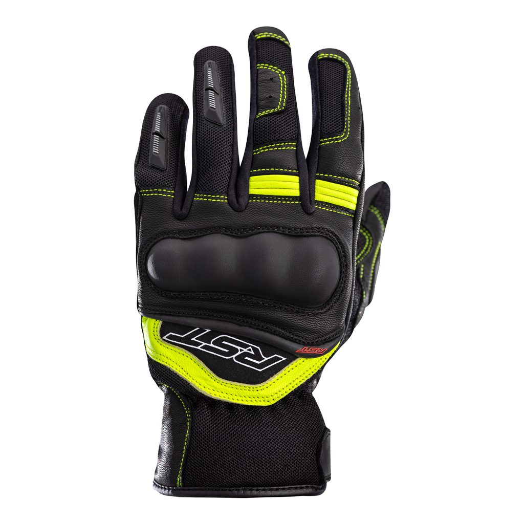 RST Urban Air 3 Mesh CE Mens Glove - Black / Flo Yellow