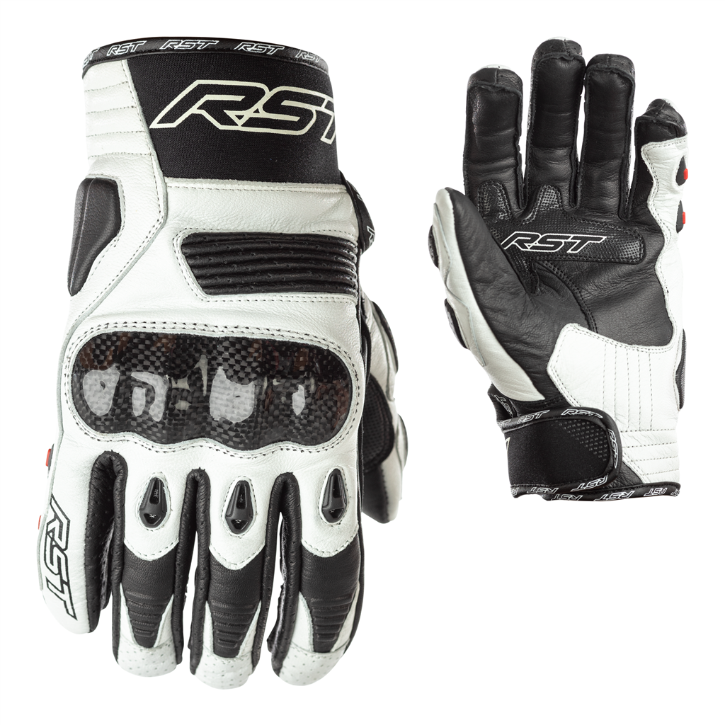 RST Freestyle CE Approved Gloves - Black / White