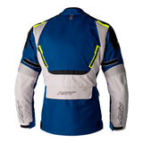 RST Endurance CE Mens Touring Waterproof Textile Jacket - Blue / Silver / Yellow
