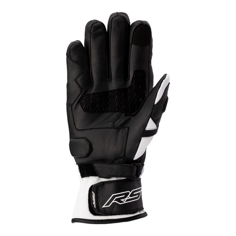 RST Sport Mid CE Leather Waterproof Gloves - Black / White