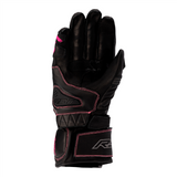 RST S1 CE Sport Ladies Leather Glove - Black / Neon Pink