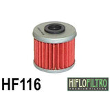 HIFLO HF116 OIL FILTER - Hiflo -  - MSG BIKE GEAR