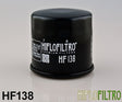 HIFLO HF138 OIL FILTER - Hiflo -  - MSG BIKE GEAR