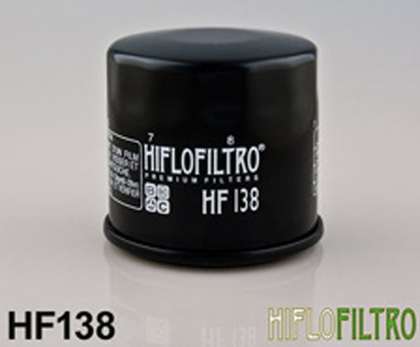 HIFLO HF138 OIL FILTER - Hiflo -  - MSG BIKE GEAR