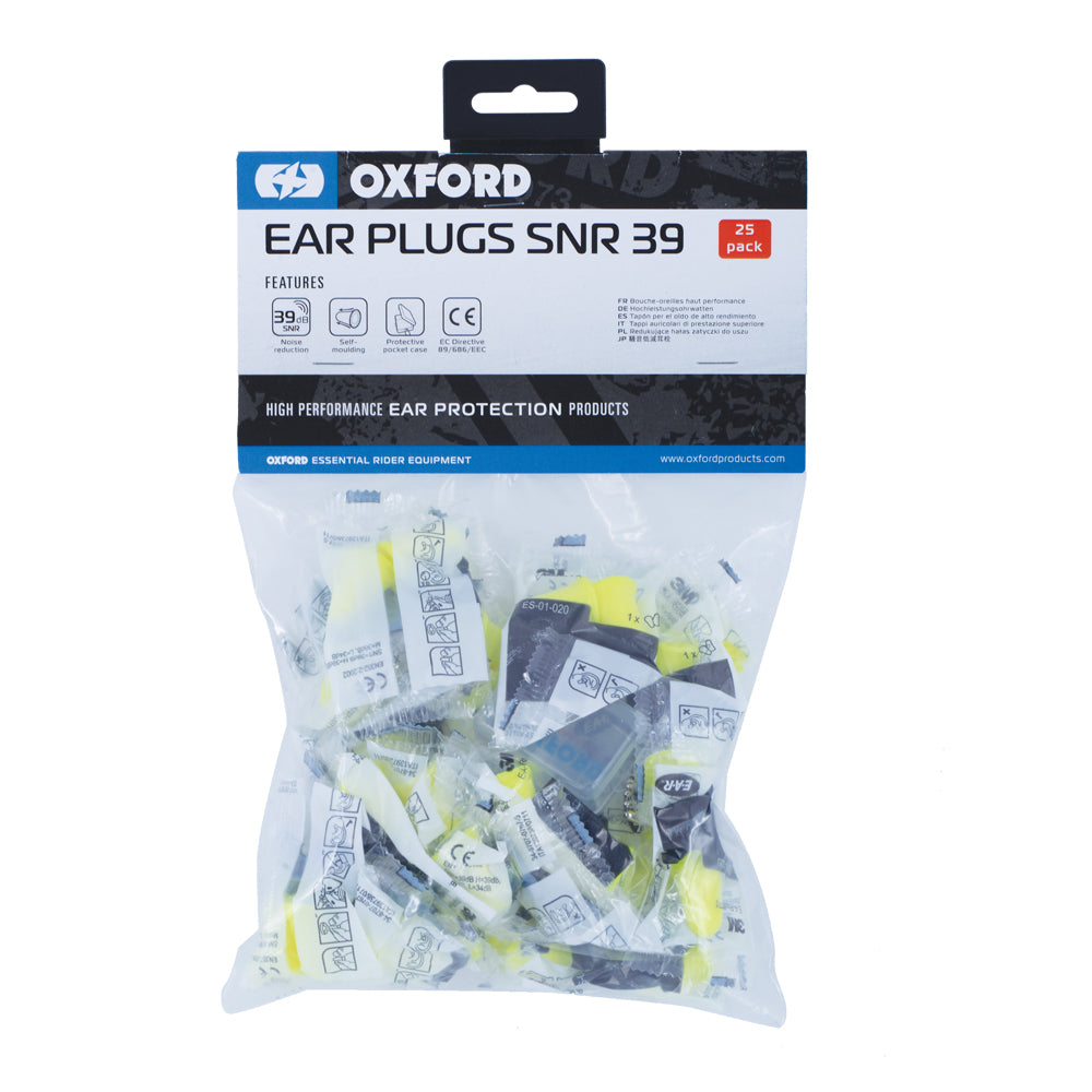 Oxford SNR 39 Ear Plugs - 25 Pairs