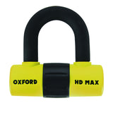 Oxford HD Max Steel Disc Lock - Yellow