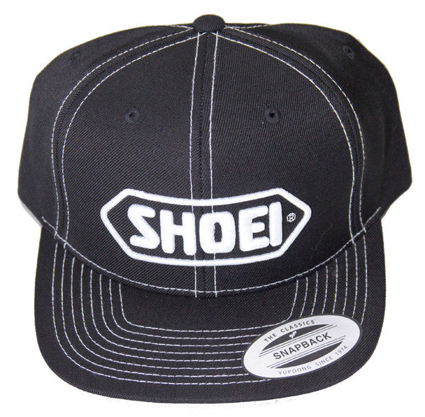 Official Shoei Premium Motorcycle Helmets Baseball Cap Hat - Black (White Logo) - Shoei -  - MSG BIKE GEAR