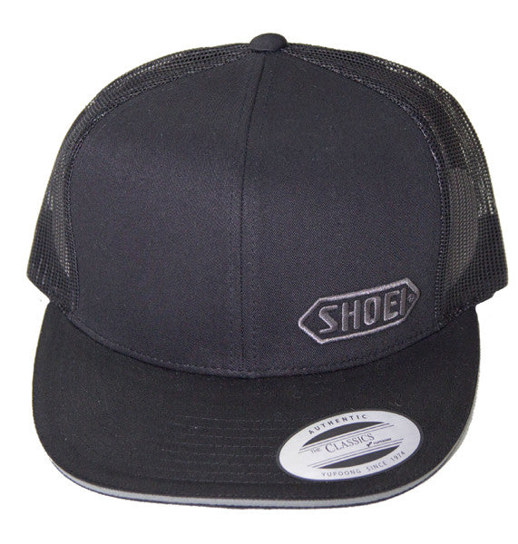 Official Shoei Premium Motorcycle Helmets Trucker Cap Hat - Black (Grey Logo) - Shoei -  - MSG BIKE GEAR