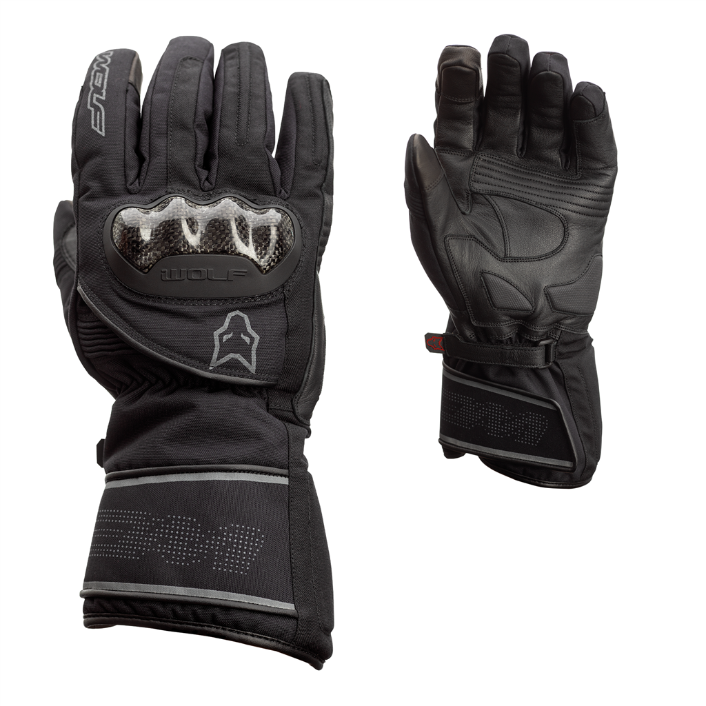 Wolf Fortitude CE Waterproof Touring Gloves - Black