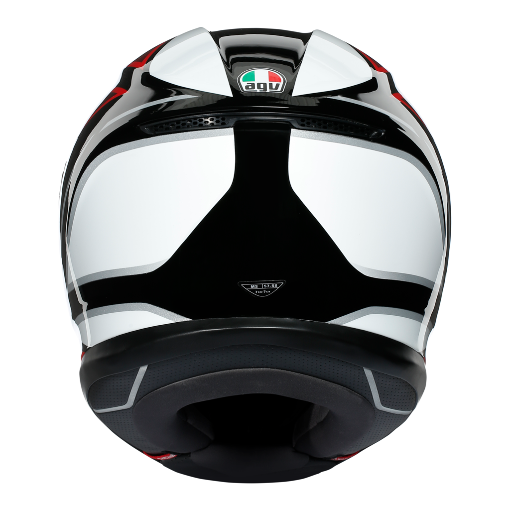 AGV K6 "Hyphen" Full Face Helmet -Red / Black / White